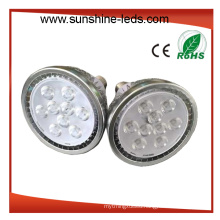 Dimmable 9X2w Amber Color E27 PAR38 LED Spotlight